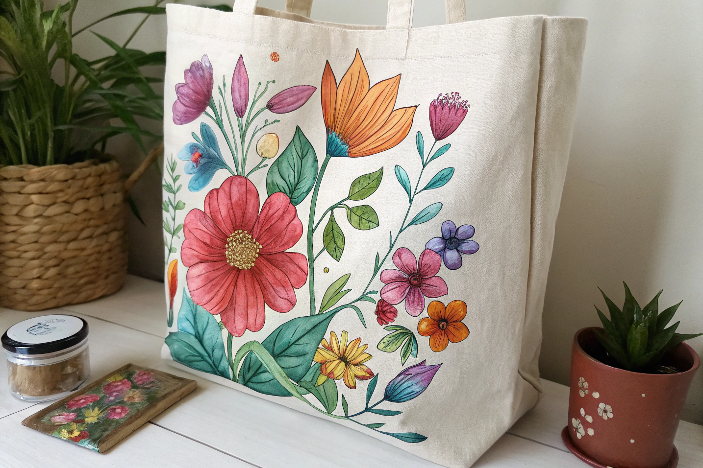 Canvas tote bag