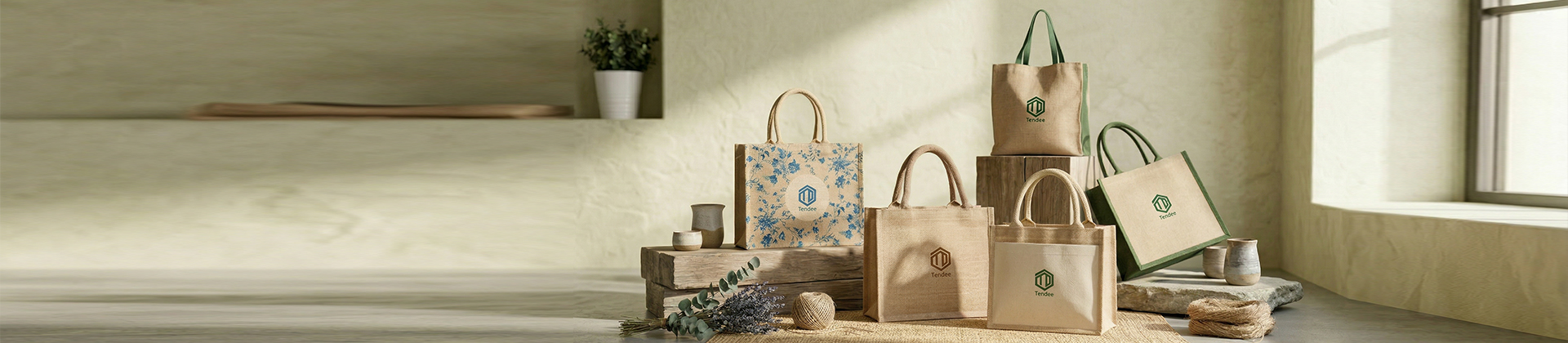 jute bag banner
