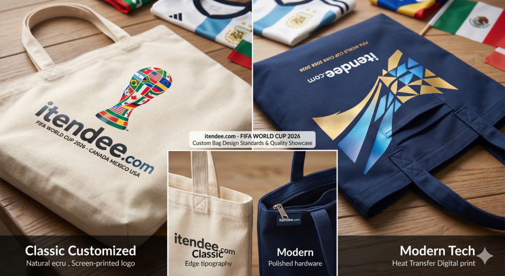 Brand bag design standards and quality display chart