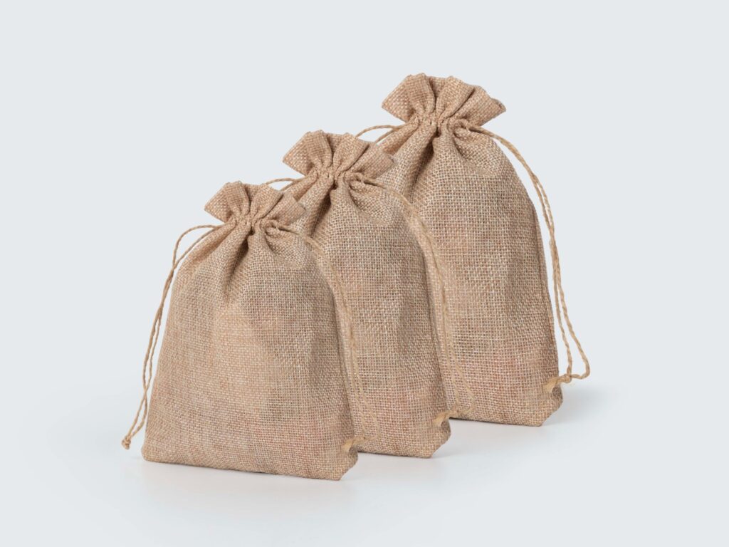 Jute Drawstring Bag