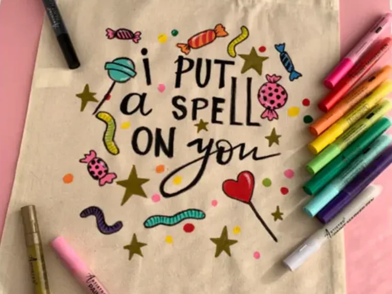  Tote bag painting 
