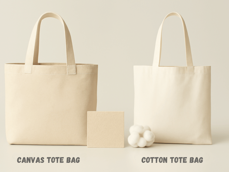 Canvas vs. Cotton Tote Bag