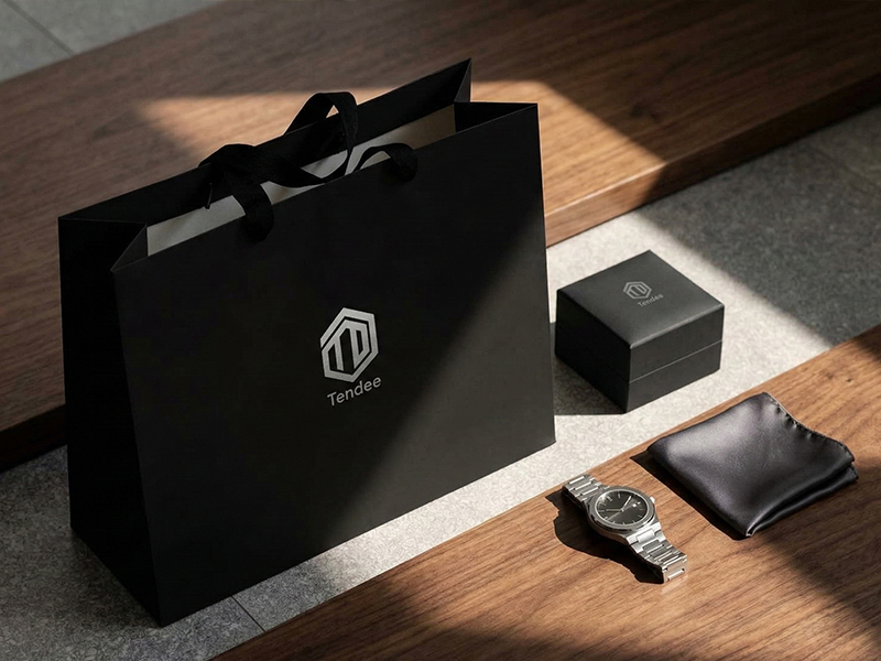 Black Cardstock Bags