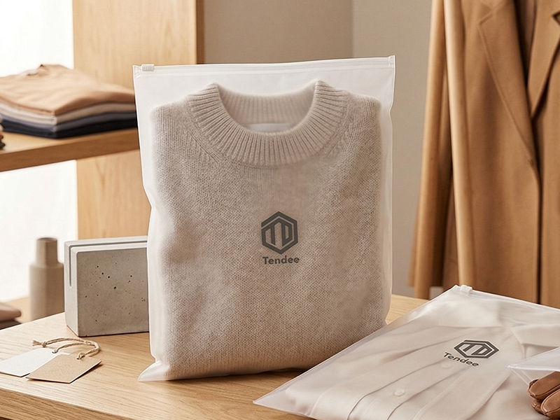 Semi-transparent Zipper Bag